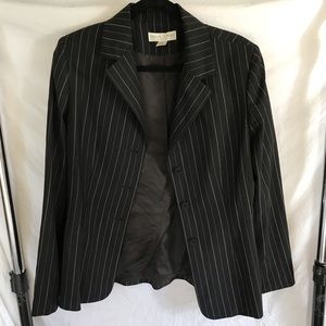 Casual Corner Pinstripe Blazer